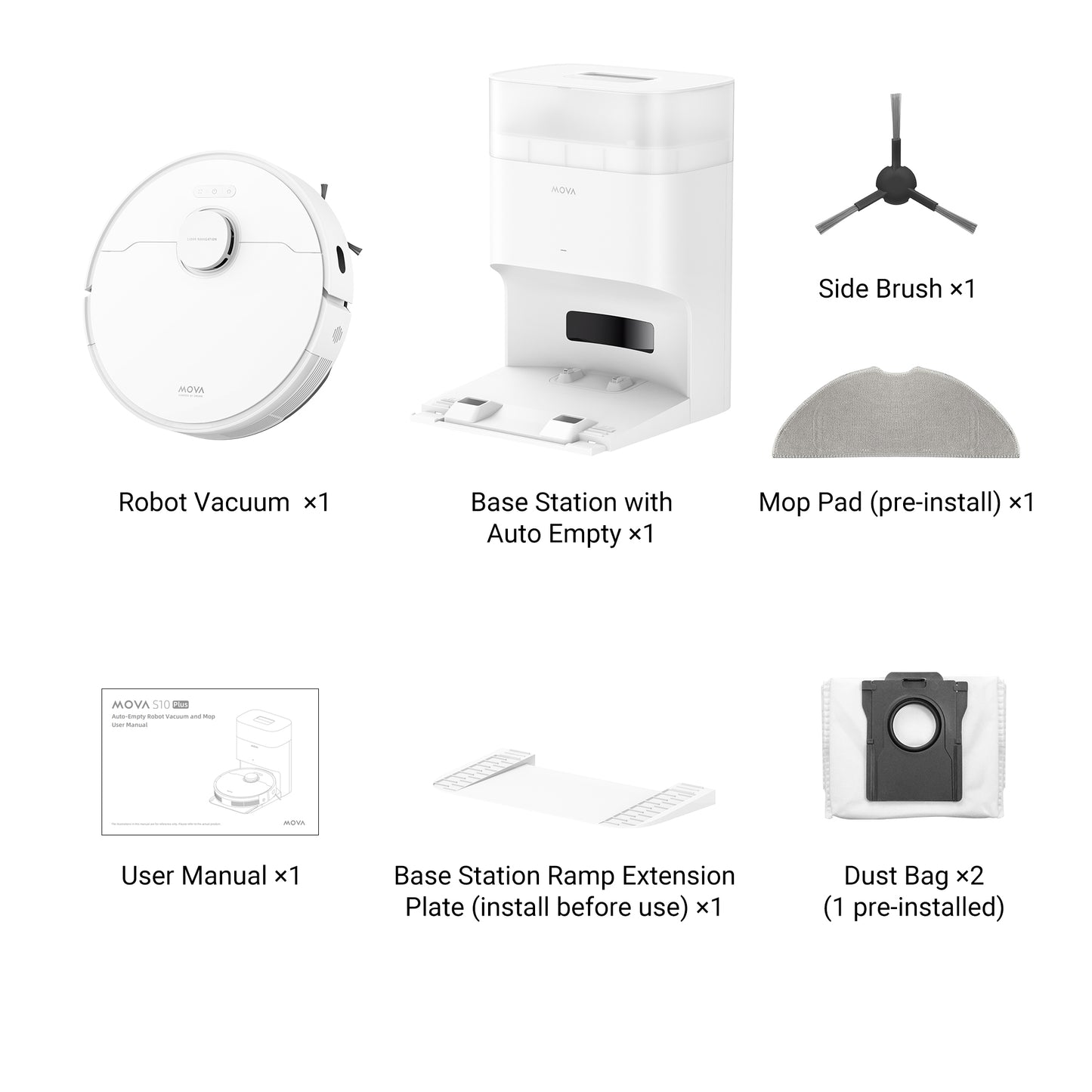 Mova S10/S10 Plus Robot Vacuum